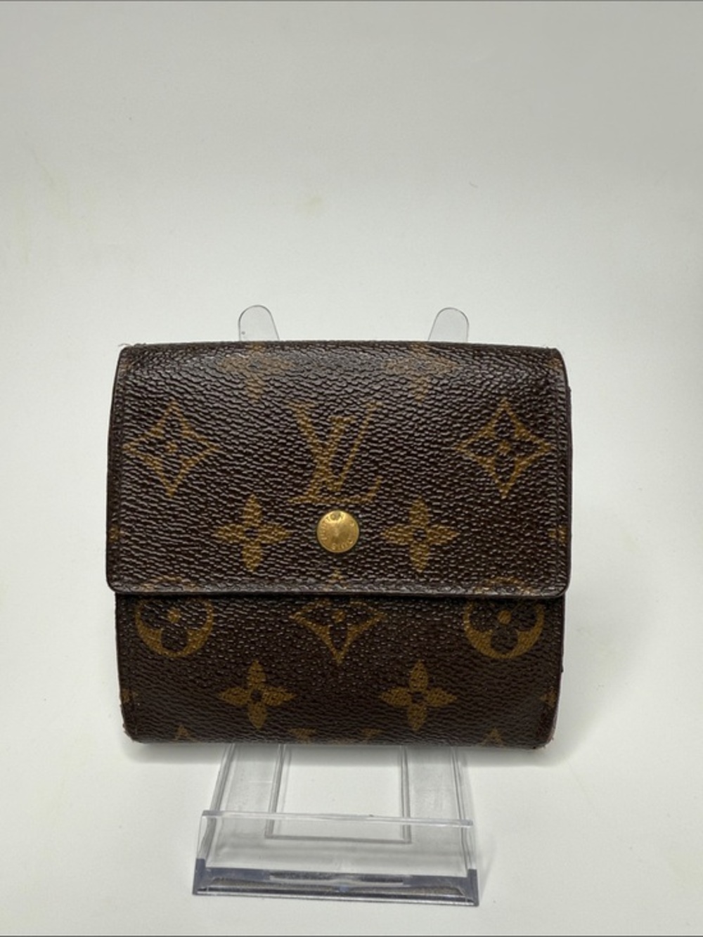 Louis Vuitton Elise Brown Monogram Wallet Tri-Fold | Unisex | Pre-Owned |